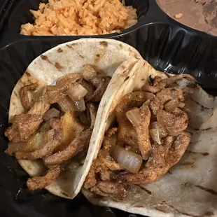 This is supposed to be the  El Pastor?!!! Strips of fast food chain dry pork with no pineapple. Your ancestors should be ashamed of you!