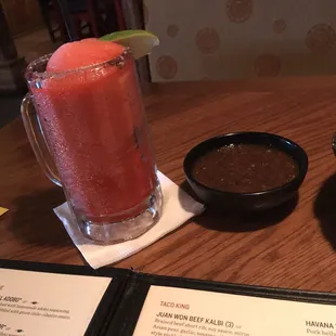 Fantastic Cuban tacos! Love the guacamole and strawberry margarita. Good service.