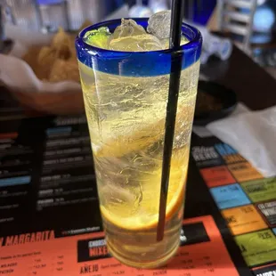 White sangria- I order these every time. They're sweet and delicious! Talk about smooth!