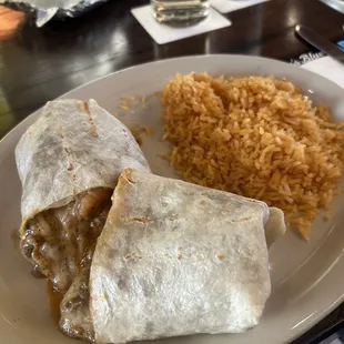 Huracan surf and turf burrito- there isn't much to say. It's perfection in a tortilla. Delicious steak and succulent shrimp. A must order.