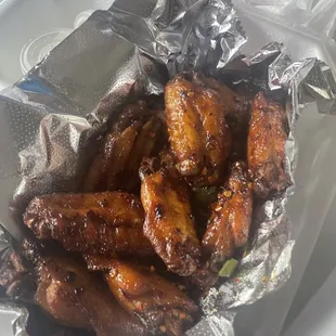 Five spiced wings (all flats)