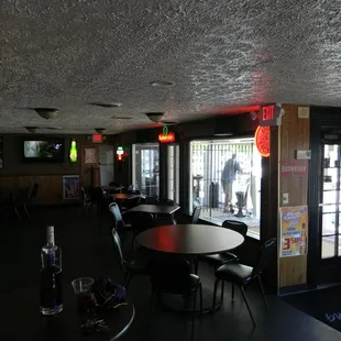 the inside of a restaurant