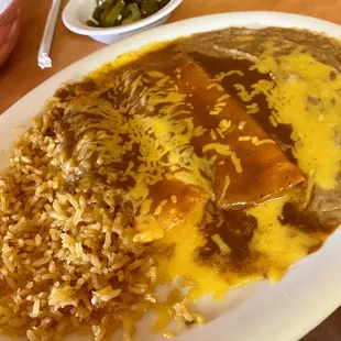 Cheese enchiladas
