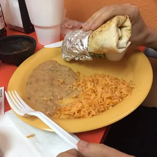 Veg burrito- great roasted veggies