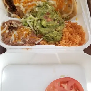 Chimichanga plate
