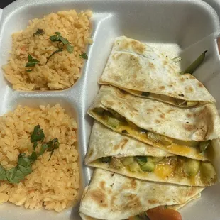 Veggie quesadilla