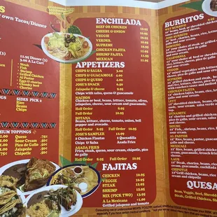 oysters and mussels, menu