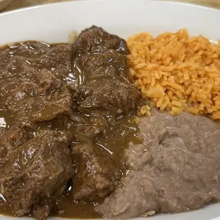 Carne Guisada Plate
