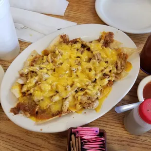 Large order of Grilled Chicken Nachos