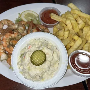 Shrimp and fries