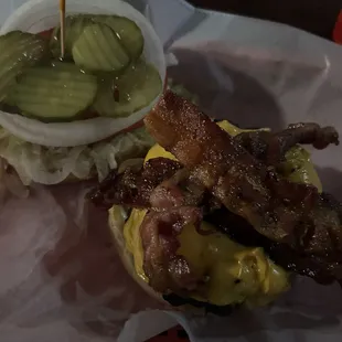 Bacon cheeseburger