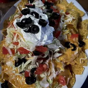 Nachos without meat