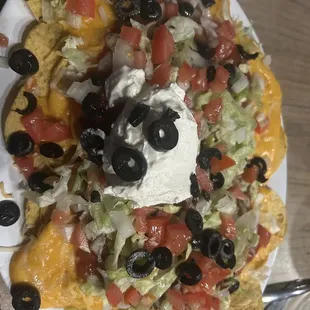 Nachos (ordered vegetarian)
