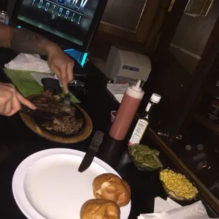 Two sides and the biscuits!