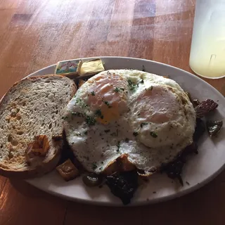 Corned Beef Hash and Eggs