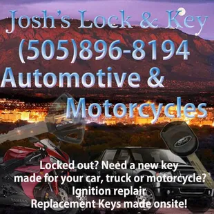 Replacement car keys