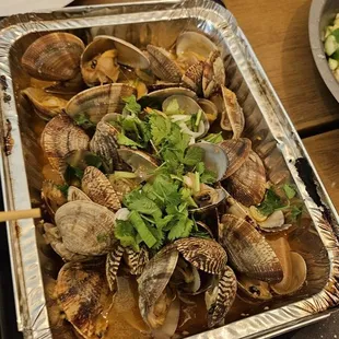 Foil clams (not spicy)