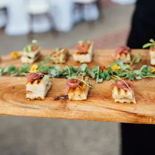 Grilled cheese appetizers. YUM.