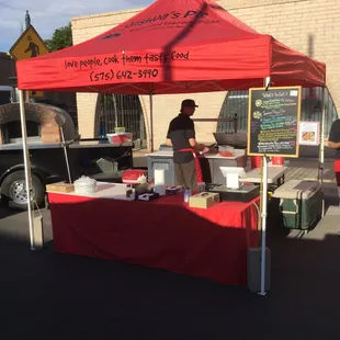 At the Las Cruces Farmer's and Crafts Market