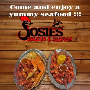 Enjoy a Delicious Boiling Seafood, Snow Crab, clams, Mussels, lobster Tails, Crawfish, Shrimp and more...