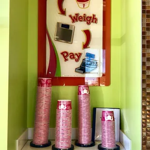 Pick your size and help yourself.