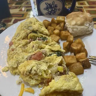 Coffee and omelette Jessie's Dad!! Awesome