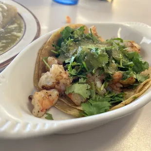 Shrimp tacos