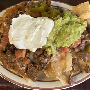 1/2 Order Of Steak Nachos