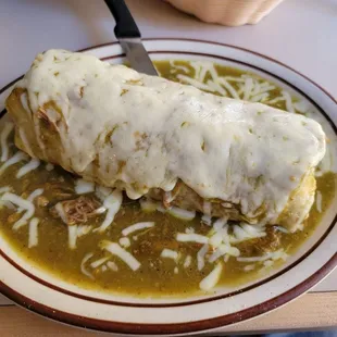 Chile Verde Burrito
