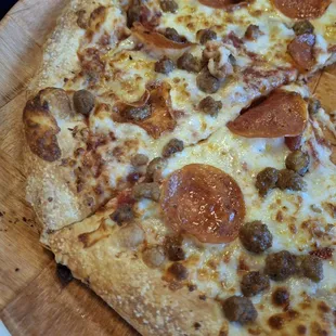 Peperoni and Ground Beef