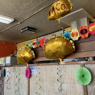 Taco Balloons so cute