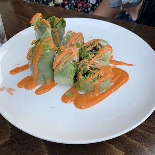 Crab summer rolls