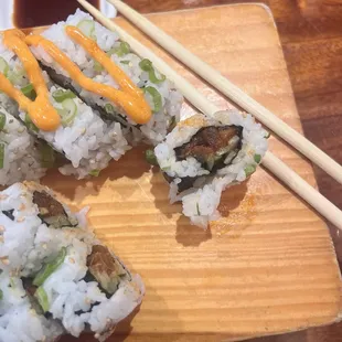 Spicy tuna &amp; spicy scallop