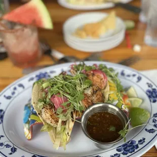 Shrimp tacos
