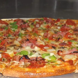 pizza, food