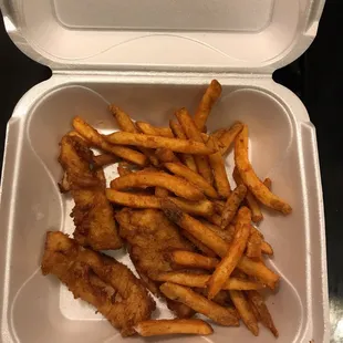 Fish &amp; chips very small portion