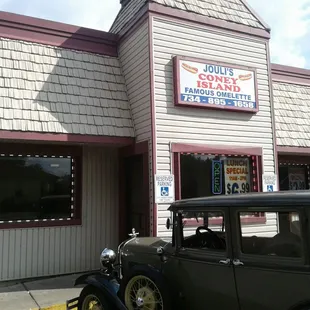 Outside of the building. Nice updating look