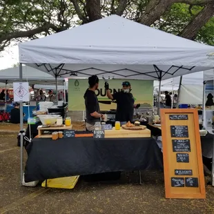 Look for this booth on Saturday mornings at Kaka'ako Farmer's Market and Sunday mornings at Kailua Farmer's Market