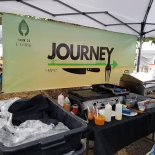 One of the vendors at Kailua Farmer's Market