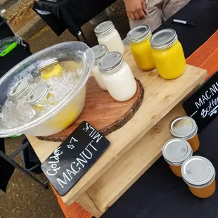 Golden Macnut Milk and regular Macnut Milk