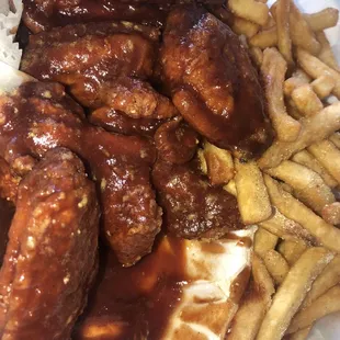 Honey bbq wings