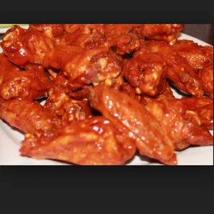 food, chicken wings and fried chicken