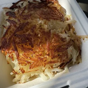 Side hash browns...