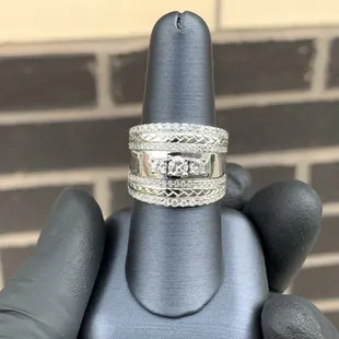 Custom made engagement ring