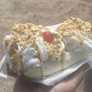 Banana split, my favorite!