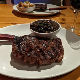 Ribeye with Forrest mushrooms