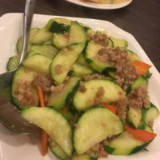 Zucchini with Minced Pork