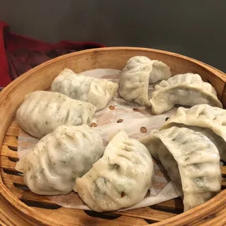 Vegan Dumpling Noodle Soup