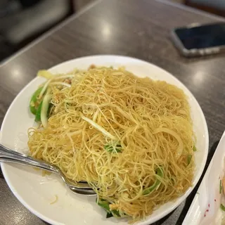 Vegetarian Singapore Noodles (spicy)