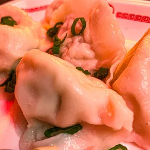 Ginger Scallion Chicken Dumplings
